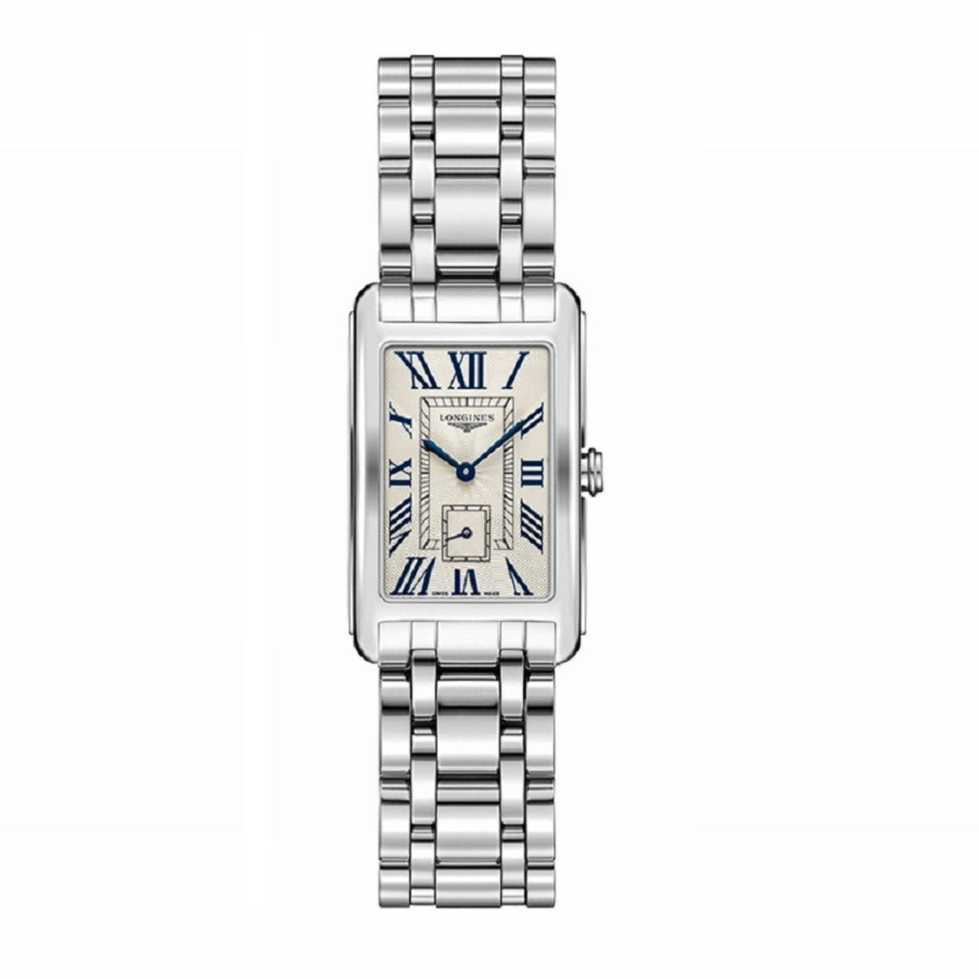 Longines DolceVita ur 23,30x37 mm sølvkvartsstål L5.512.4.71.6 - Gioielleria Capodagli
