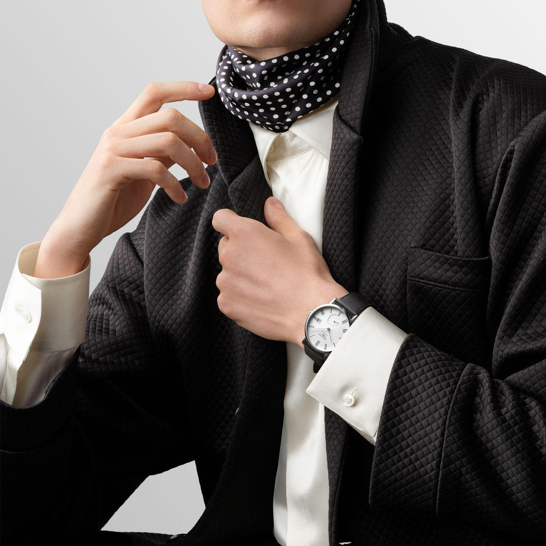 Hodinky Longines Elegant Collection 39mm bílá automatická ocel L4.812.4.11.0 - Capodagli 1937