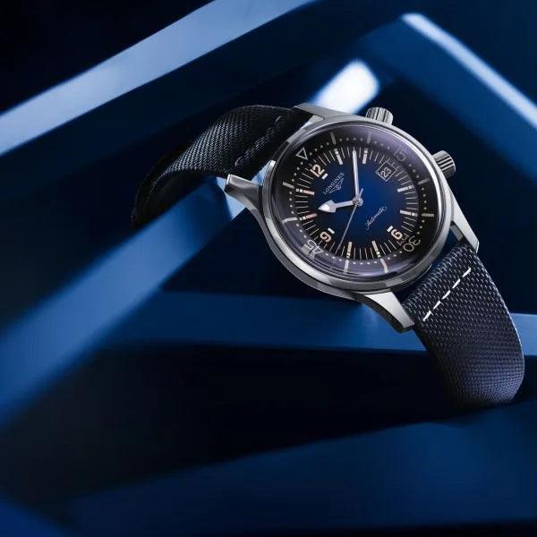 Ceas Longines Heritage Legend Diver Blu Ceas 42mm albastru automat otel L3.774.4.90.2 - Capodagli 1937
