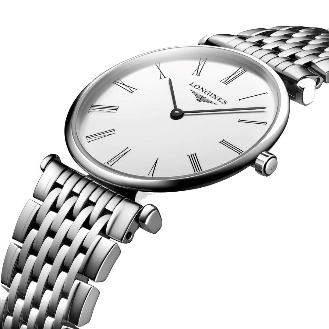 Reloj Longines La grande Classique 29mm acero cuarzo blanco L4.512.4.11.6 - Capodagli 1937