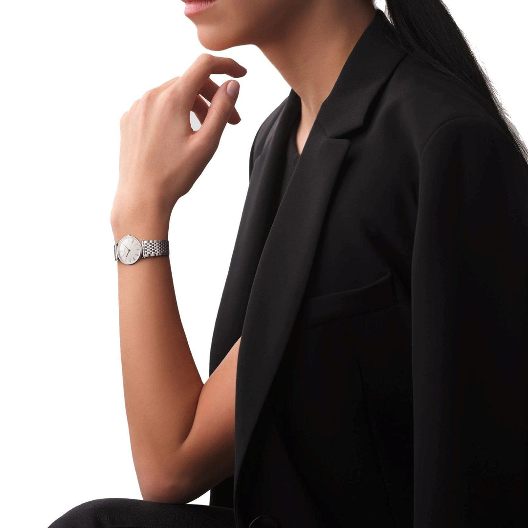 Reloj Longines La grande Classique 29mm acero cuarzo blanco L4.512.4.11.6 - Capodagli 1937