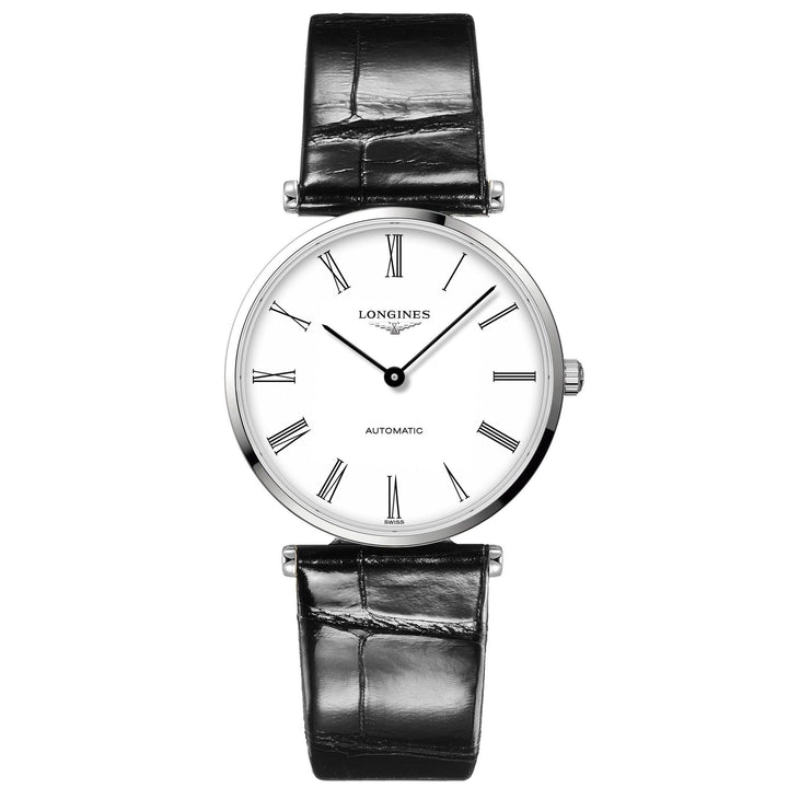 Relógio Longines La Grande Classique de Longines 36mm aço branco quartzo masculino L4.908.4.11.2 - Gioielleria Capodagli