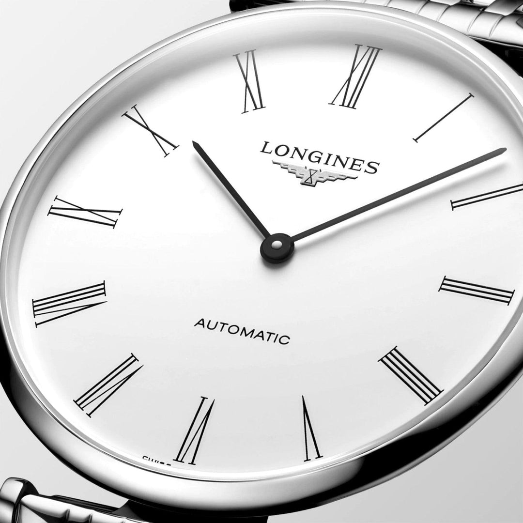 Reloj Longines Le Grande Classique 38mm blanco automático acero L4.918.4.11.6 - Capodagli 1937