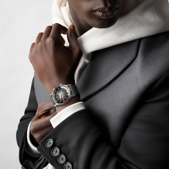 Longines Legend Diver Watch 42mm grå automatisk stål L3.774.4.70.2 - Capodagli 1937