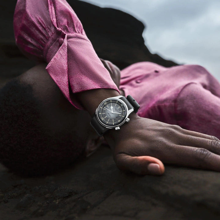 Longines Legend Diver Watch 42mm grå automatisk stål L3.774.4.70.2 - Capodagli 1937