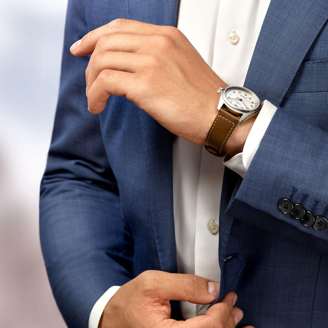 Relógio Longines Longines Spirit 40mm prata automático aço L3.810.4.73.2 - Gioielleria Capodagli