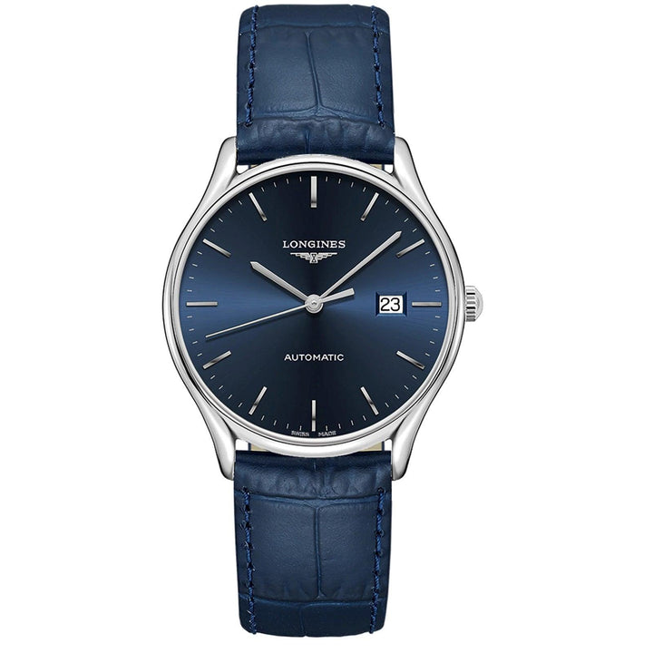 Reloj Longines Lyre 40mm azul automático acero L4.961.4.92.2 - Capodagli 1937