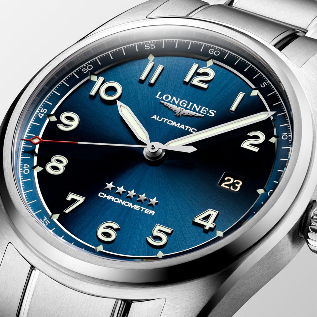 Longines karóra Spirit Prestige Edition 40mm kék automata acél L3.810.4.93.9 - Capodagli 1937