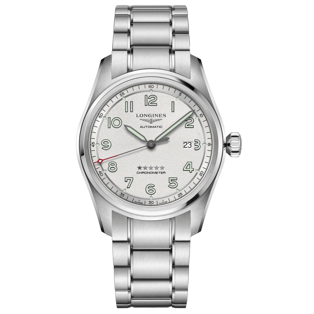 Ceas Longines Spirit Prestige Edition 42mm argintiu automat otel L3.811.4.73.9 - Capodagli 1937