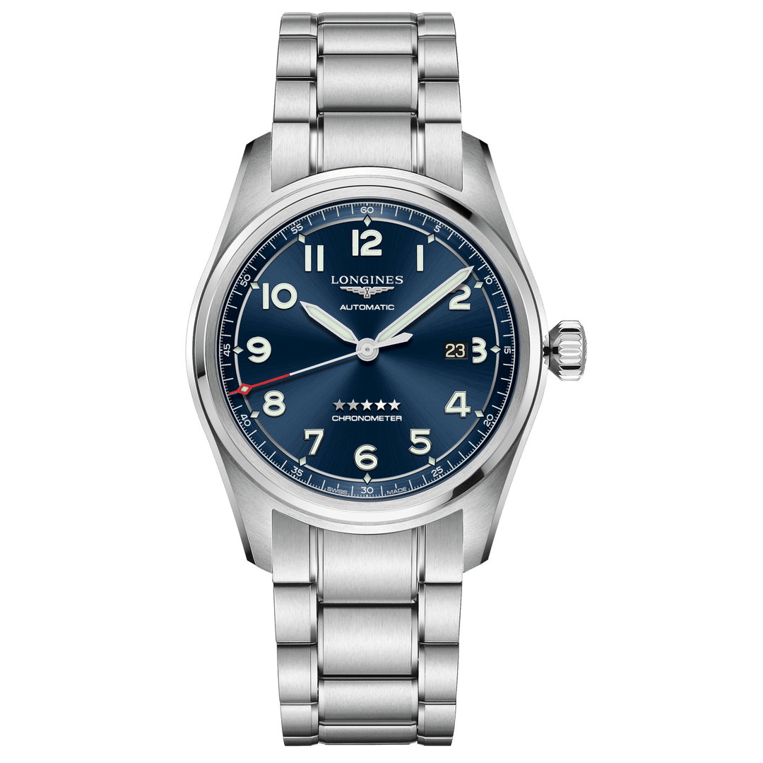 Ceas Longines Spirit Prestige Edition 42mm argintiu automat otel L3.811.4.93.9 - Capodagli 1937