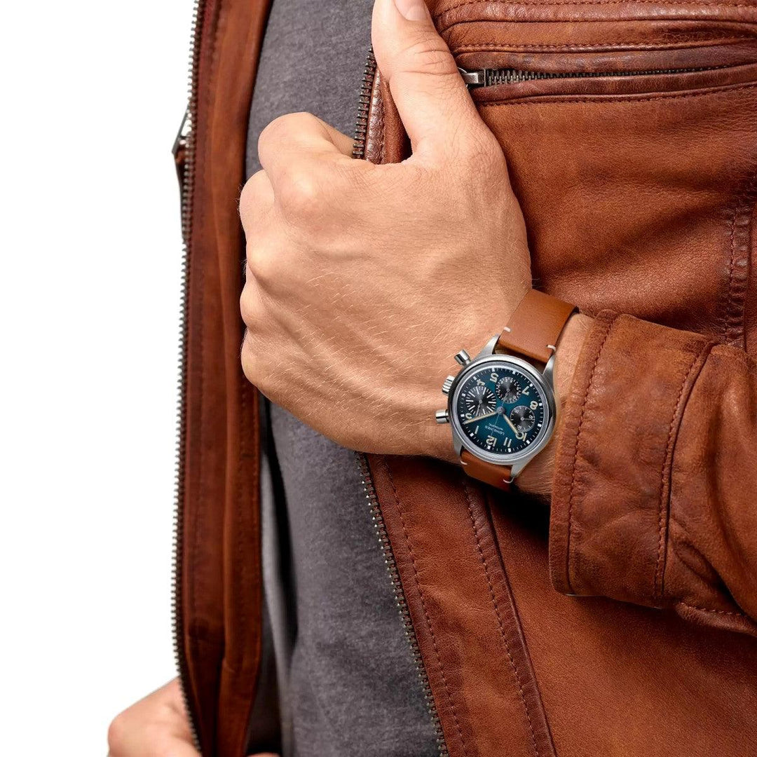 Reloj Longines The Longines Avigation BigEye 41mm gasolina cronógrafo automático titanio L2.816.1.93.2 - Capodagli 1937