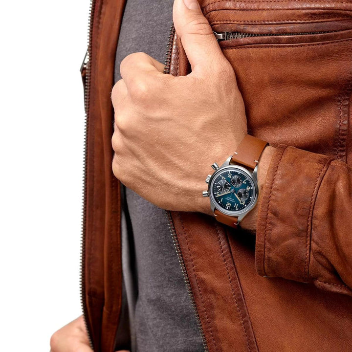 Reloj Longines The Longines Avigation BigEye 41mm gasolina cronógrafo automático titanio L2.816.1.93.2 - Capodagli 1937