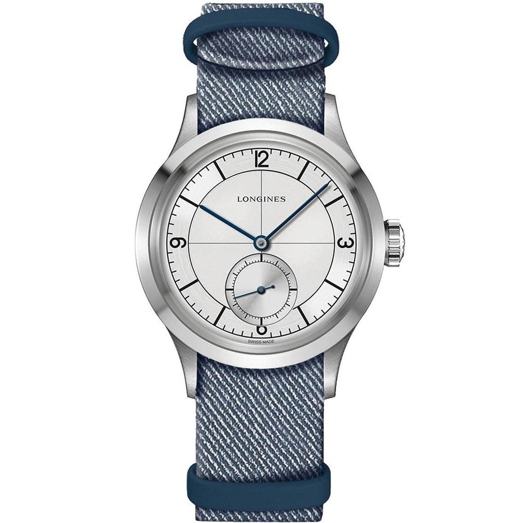 Reloj Longines The Longines Heritage Classic 38.5mm acero plateado automático L2.828.4.73.0 - Gioielleria Capodagli