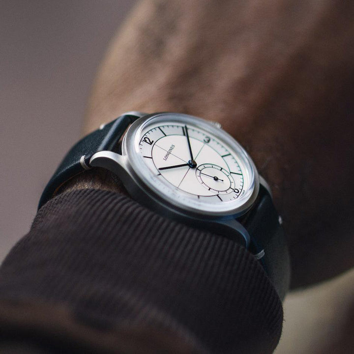 Reloj Longines The Longines Heritage Classic 38.5mm acero plateado automático L2.828.4.73.0 - Gioielleria Capodagli