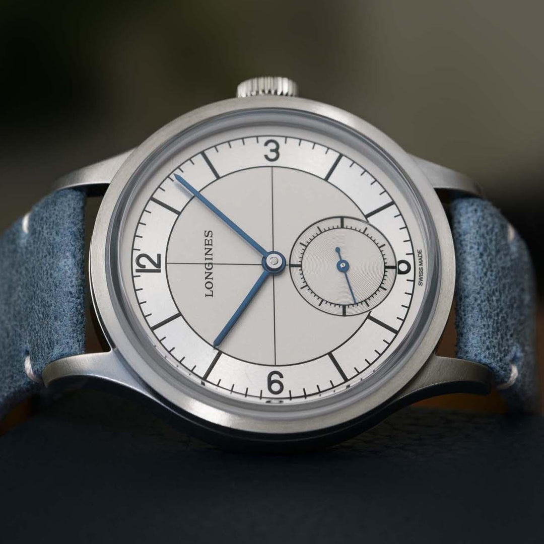 Longines ur The Longines Heritage Classic 38,5 mm sølv stål automatisk herre L2.828.4.73.2 - Gioielleria Capodagli