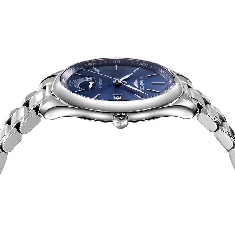 Longines horloge The Longines Master Collection 40mm blauw automatisch staal L2.908.4.92.6 - Capodagli 1937