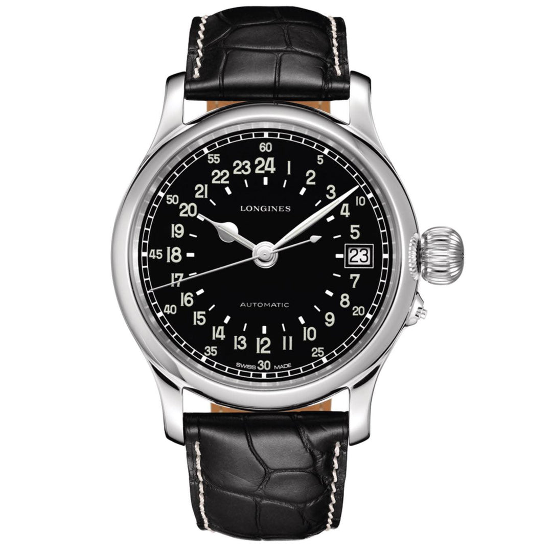 Longines Twenty-Four Hours ur 47,50 mm sort stål automatisk L2.751.4.53.4 - Capodagli 1937