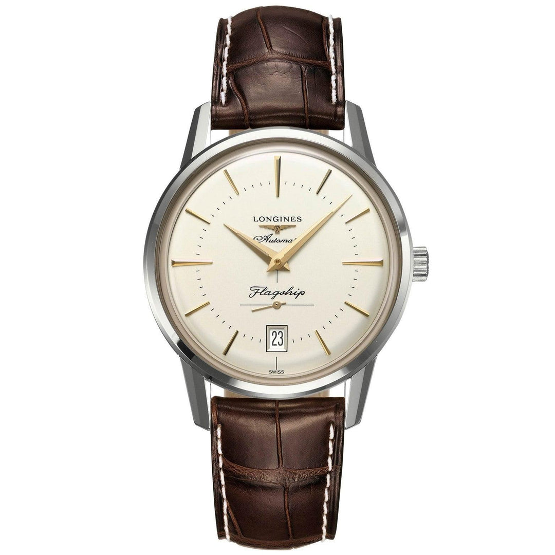 Longines Flagsip Heritage férfi karóra, 38,5 mm-es automata acél L4.795.4.78.2 - Gioielleria Capodagli