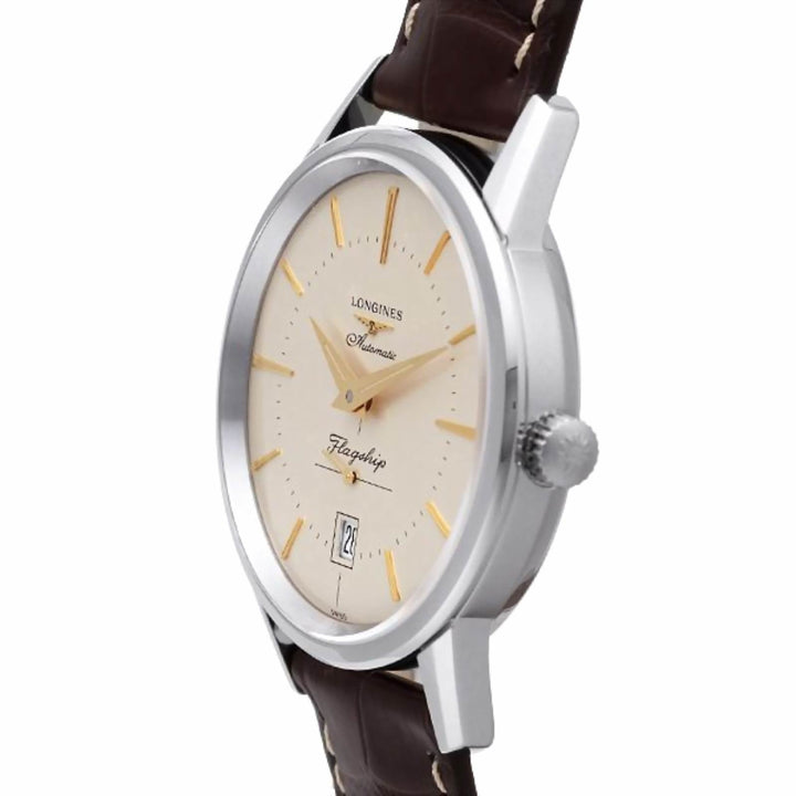 Longines Flaghsip Heritage herreur 38,5 mm automatisk stål L4.795.4.78.2 - Gioielleria Capodagli