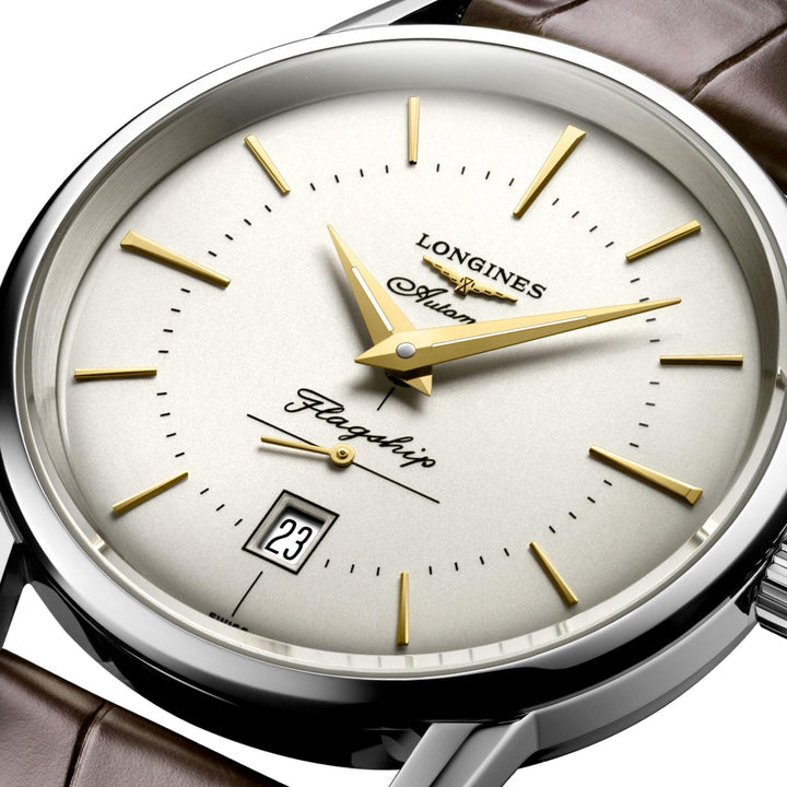 Longines Flaghsip Heritage herreur 38,5 mm automatisk stål L4.795.4.78.2 - Capodagli 1937