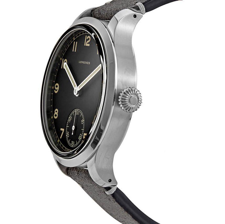 Ανδρικό ρολόι Longines Heritage Military 43mm ατσάλι χειροκίνητο τύλιγμα L2.826.4.53.2 - Capodagli 1937