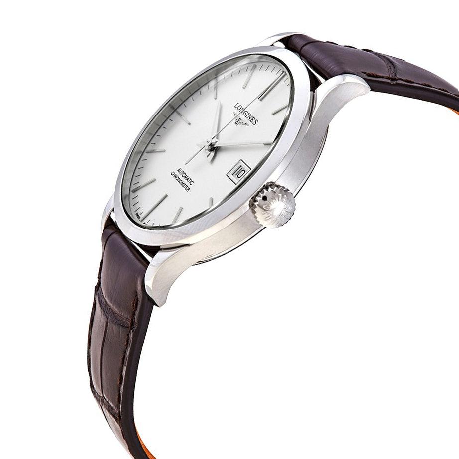 Longines Record collection herrklocka 38,5 mm automatisk stål L2.820.4.72.2 - Capodagli 1937