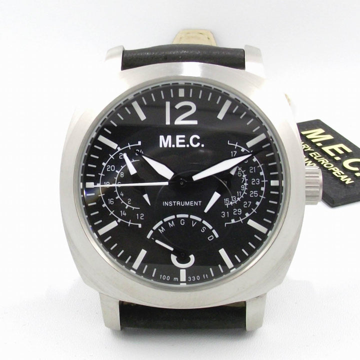 M.E.C. męski zegarek wojskowy INSTRUMENT BLACK (35) - Biżuteria Capodagli