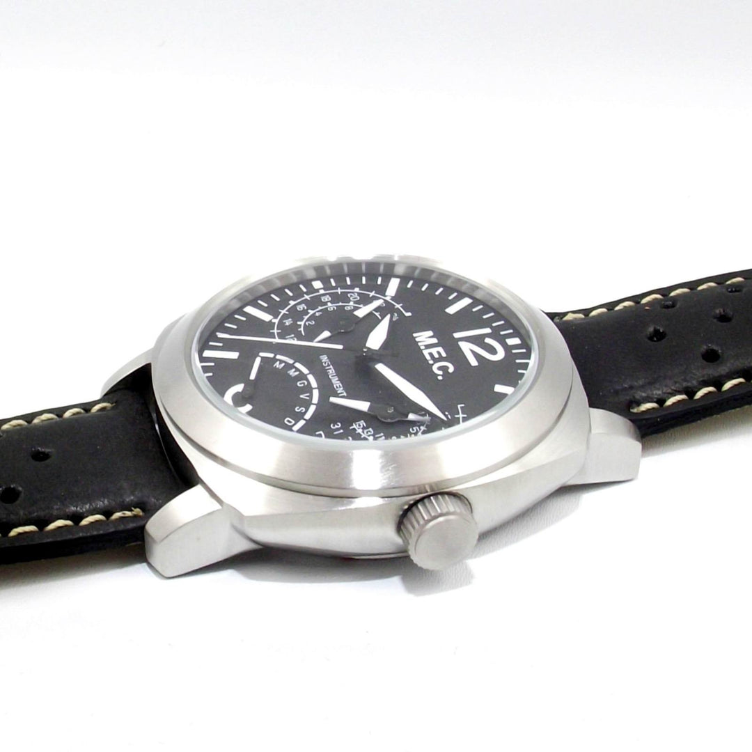 M.E.C. męski zegarek wojskowy INSTRUMENT BLACK (35) - Biżuteria Capodagli