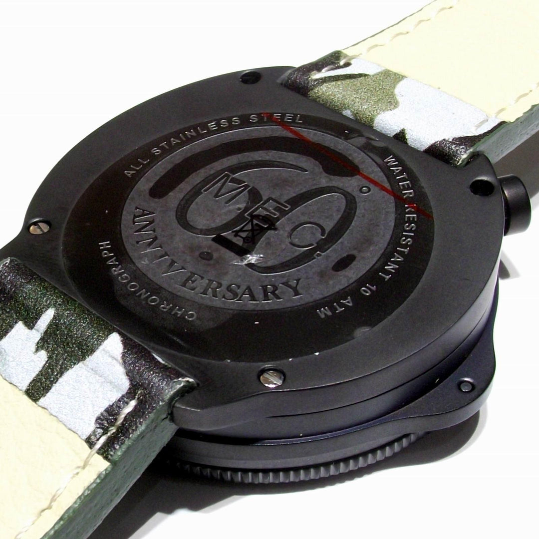 M.E.C. men's military watch quartz chronograph steel PVD AEREO 60TH ANNIVERSARY (37) - Gioielleria Capodagli