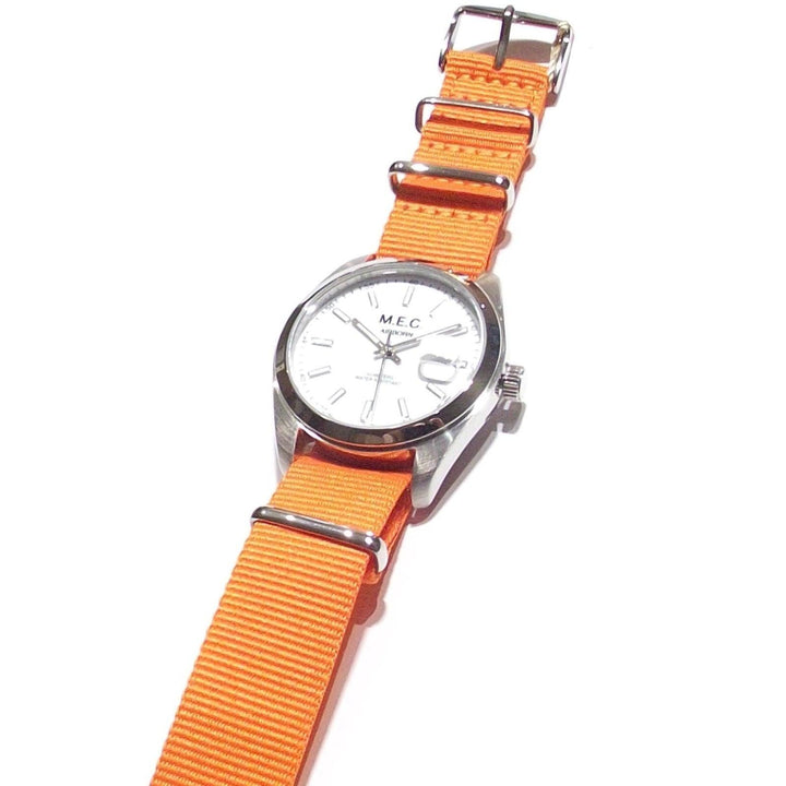 M.E.C. ceas militar barbat quartz curea nato AIRBORN WHITE (39B) - Capodagli Jewelry