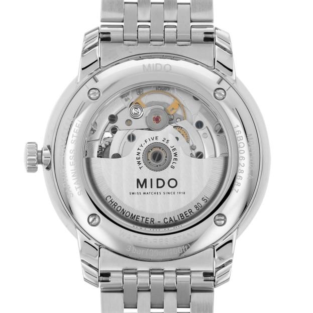 Reloj Mido Baroncelli Cronómetro Silicio 40mm Calibre 80 automático M027.408.11.041.00 - Gioielleria Capodagli