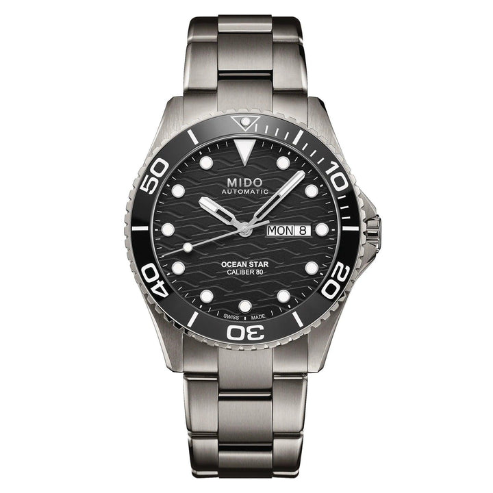 Mido ur Ocean Star 200C Titanium 42,5 mm sort automatisk titanium M042.430.44.051.00 - Capodagli 1937