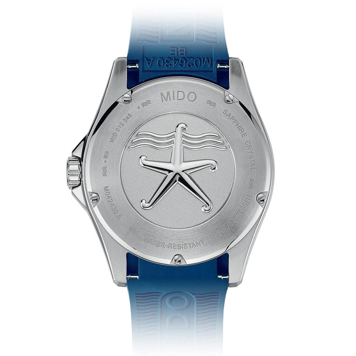 Relógio Mido Ocean Star 200M 42mm azul automático aço M042.430.17.041.00 - Capodagli 1937