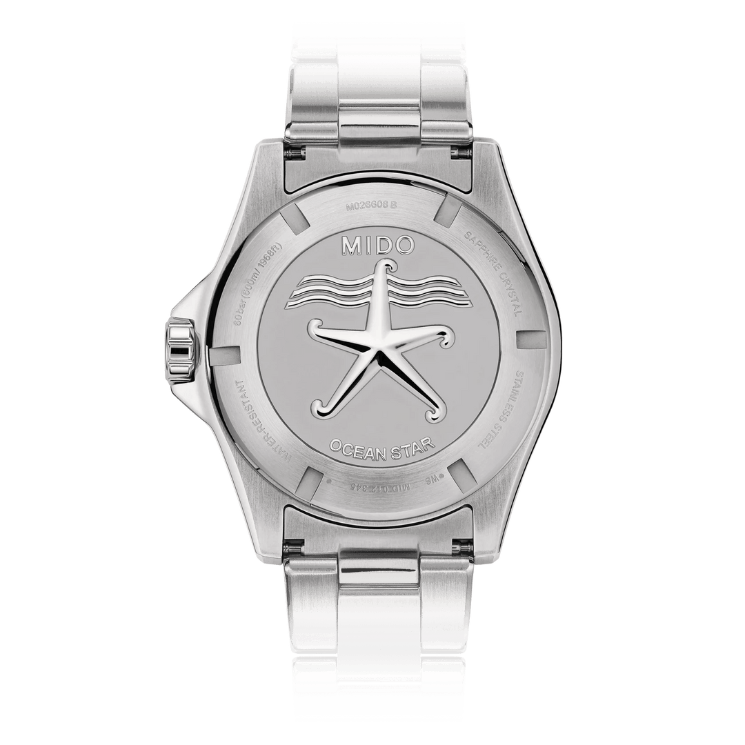 Mido hodinky Ocean Star 600 Chronometer COSC 43,5 mm černá automatická ocel M026.608.11.051.00 - Capodagli 1937