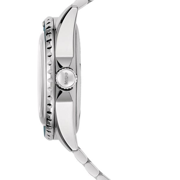 Mido ur Ocean Star Tribute blå 41mm automatisk specialudgave 75-års jubilæums dobbeltrem M026.830.11.041.00 - Gioielleria Capodagli