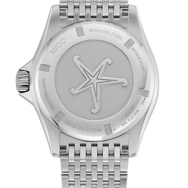 Mido ur Ocean Star Tribute blå 41mm automatisk specialudgave 75-års jubilæums dobbeltrem M026.830.11.041.00 - Capodagli 1937