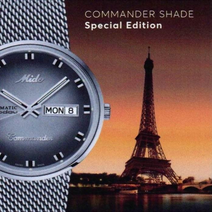 Mido herrklocka Commander Shade 37 mm specialutgåva automatisk M8429.4.27.11 - Gioielleria Capodagli