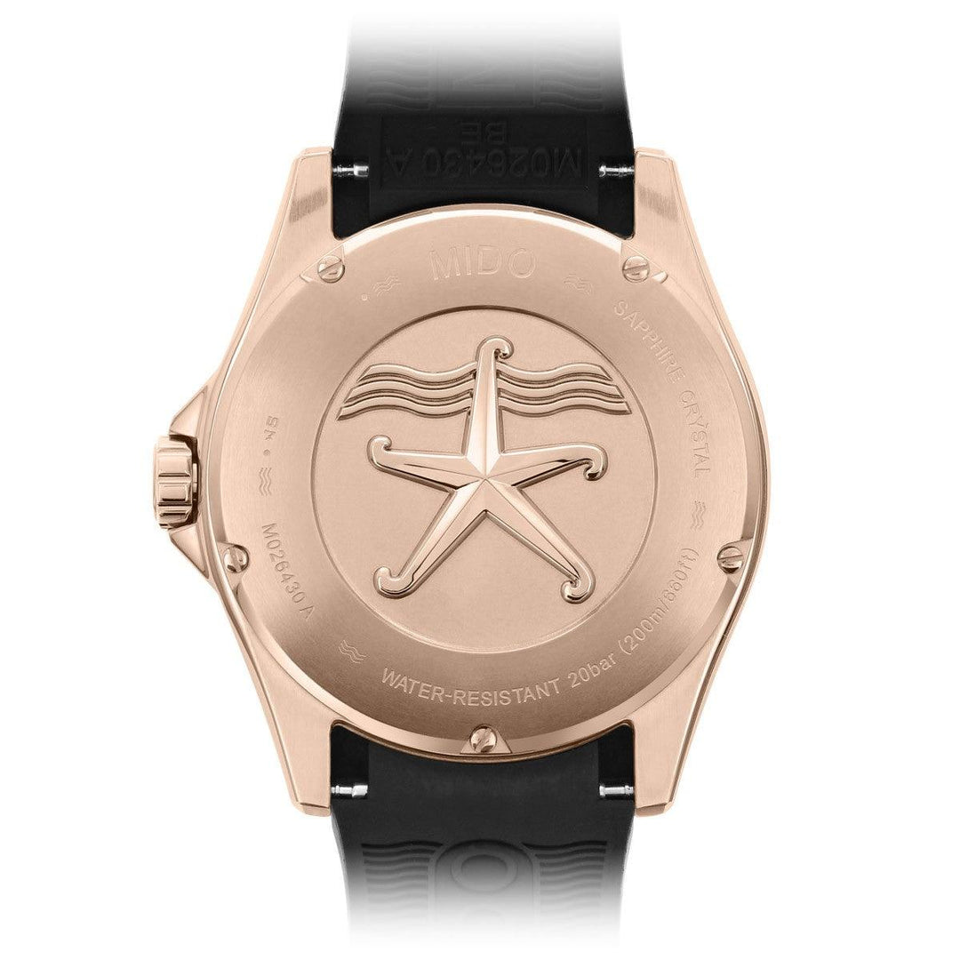 Montre homme Mido Ocean Star Calibre 80 42,5mm automatique acier pvd or rose M026.430.37.051.00 - Gioielleria Capodagli