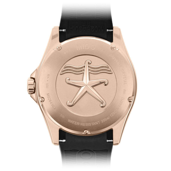 Montre homme Mido Ocean Star Calibre 80 42,5mm automatique acier pvd or rose M026.430.37.051.00 - Gioielleria Capodagli