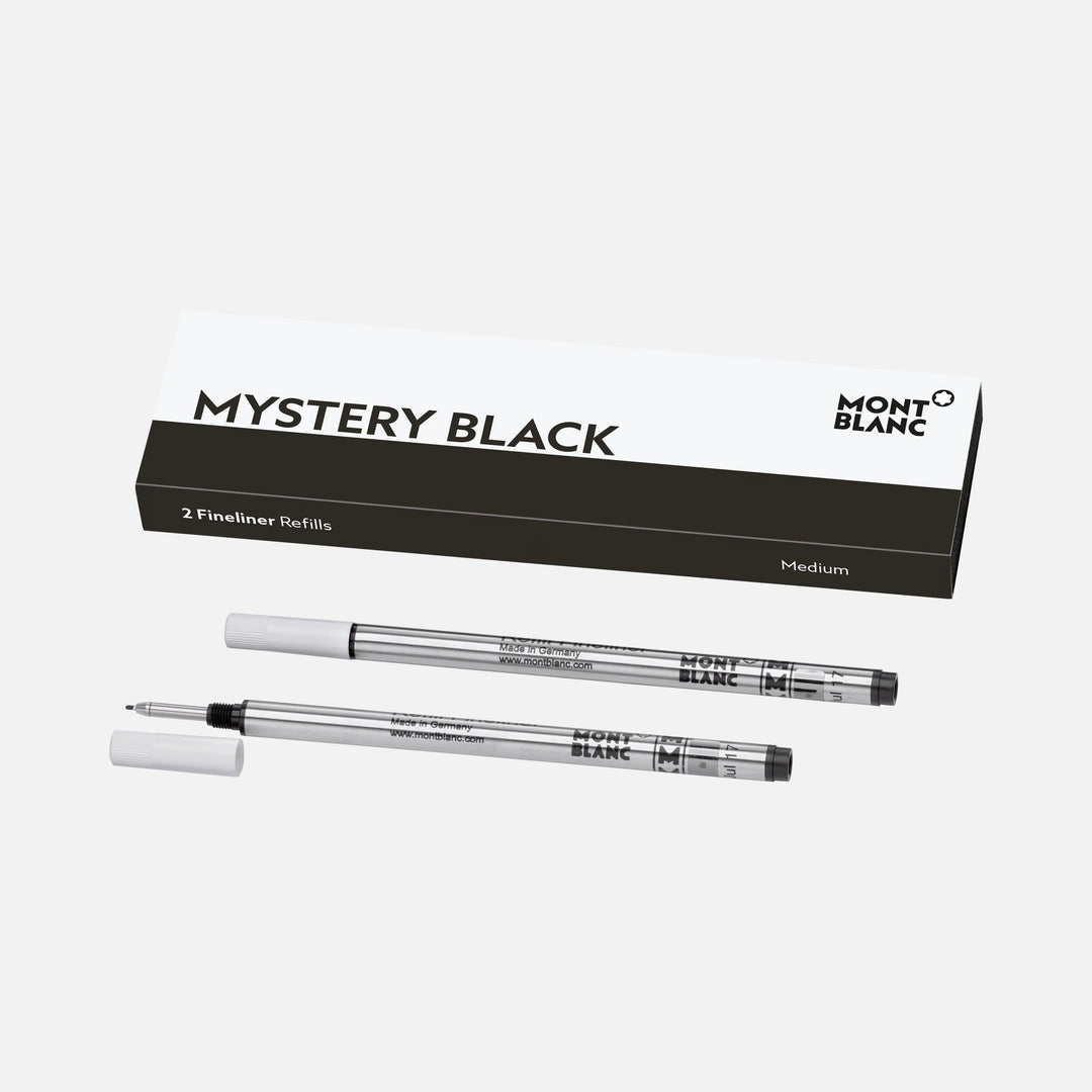Montblanc 2 wkłady do cienkopisu M Mystery Black czarny 128246 - Capodagli 1937