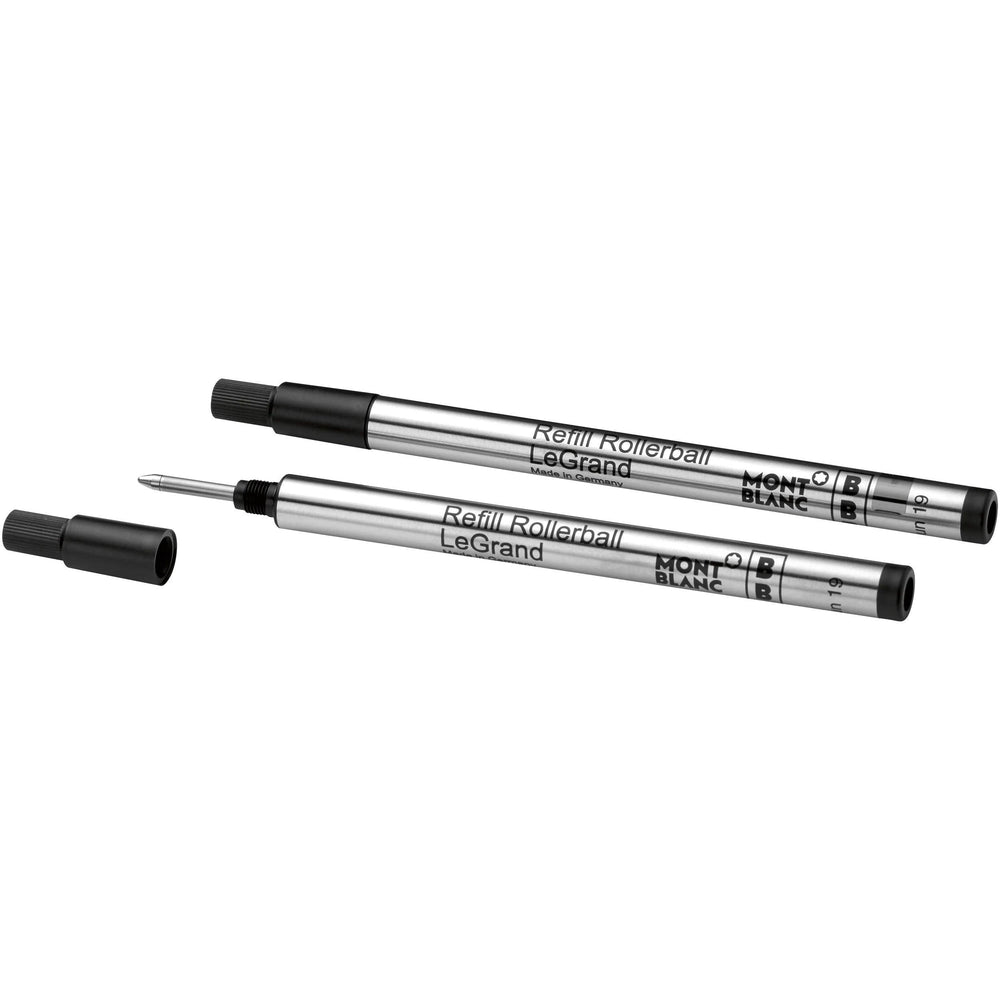 Montblanc 2 rollerball refills LeGrand Broad Mystery Black black 128226 - Capodagli 1937