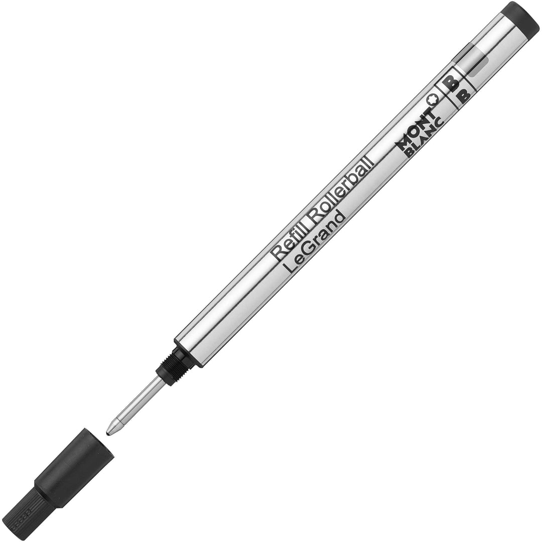 Montblanc 2 rollerball refills LeGrand Broad Mystery Black black 128226 - Capodagli 1937