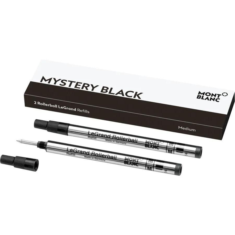 Montblanc 2 rollerball refills LeGrand (M) Mystery Black black 128225 - Capodagli Jewellery