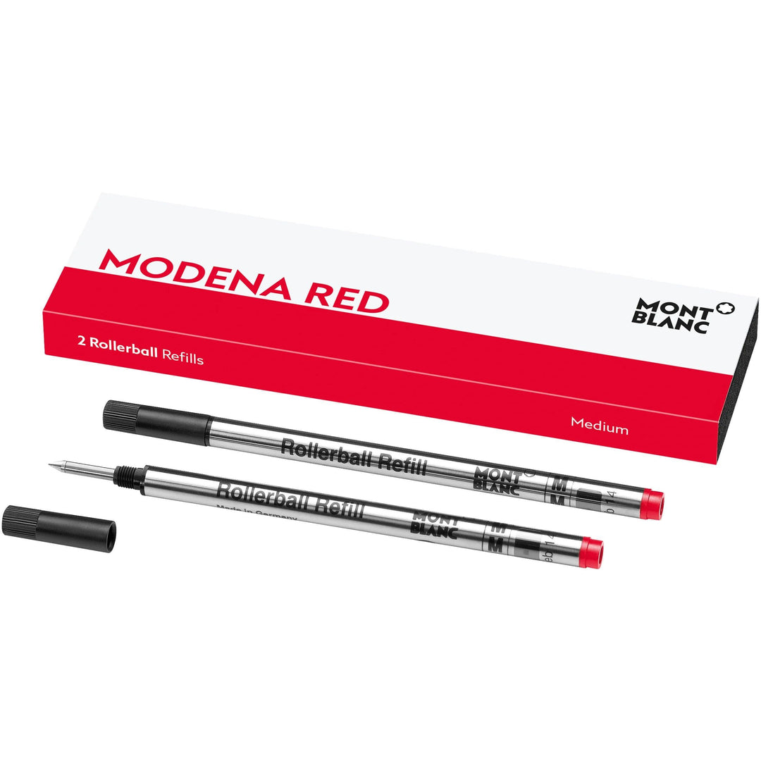 Montblanc 2 rollerball refills (M) Modena red 124517 - Capodagli 1937