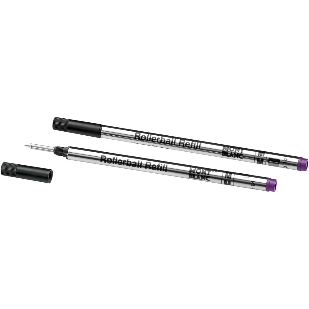 Montblanc 2 rollerball refills tip M Amethyst Purple purple amethyst 128236 - Capodagli 1937