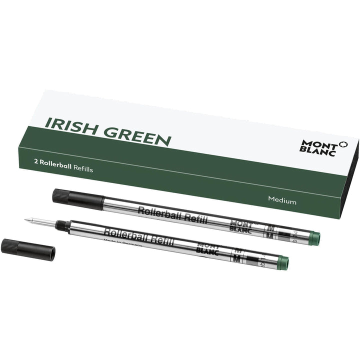 Montblanc 2 recambios para rollerball punta M Irish Green 128235 - Capodagli 1937