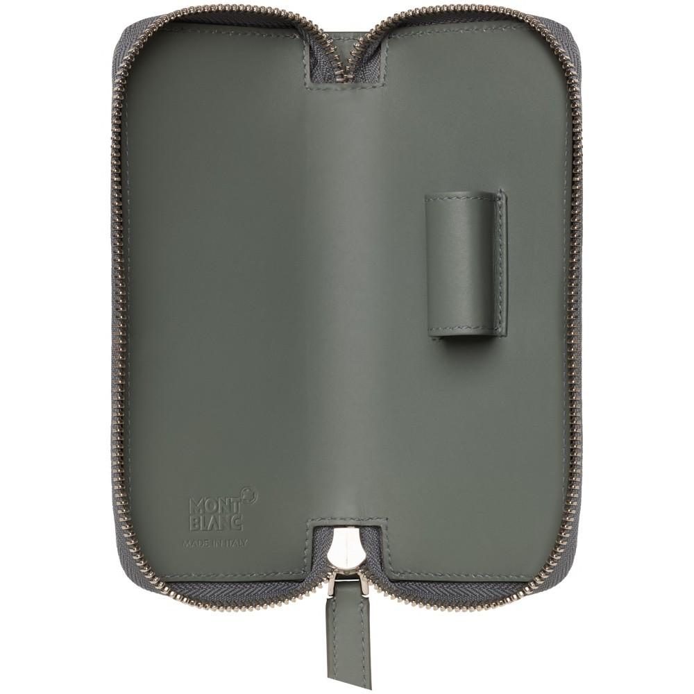 Etui Montblanc Wolf na 1 przyrząd do pisania Meisterstück Selection Writers Edition Rudyard Kipling zielony 124474 - Gioielleria Capodagli