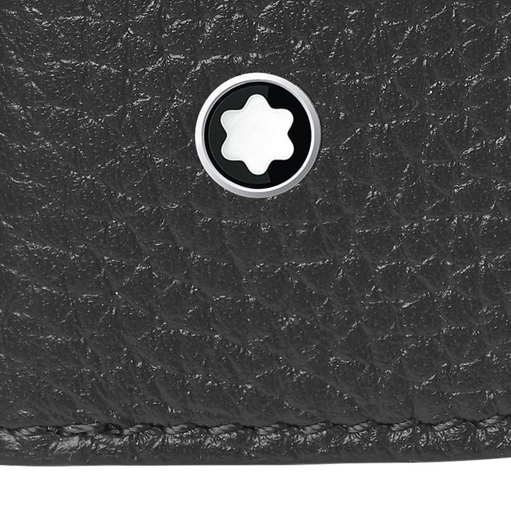 Montblanc etui til 1 skriveredskab med lynlås komplet lukning rød Meisterstück Soft Grain sort 124130 - Gioielleria Capodagli