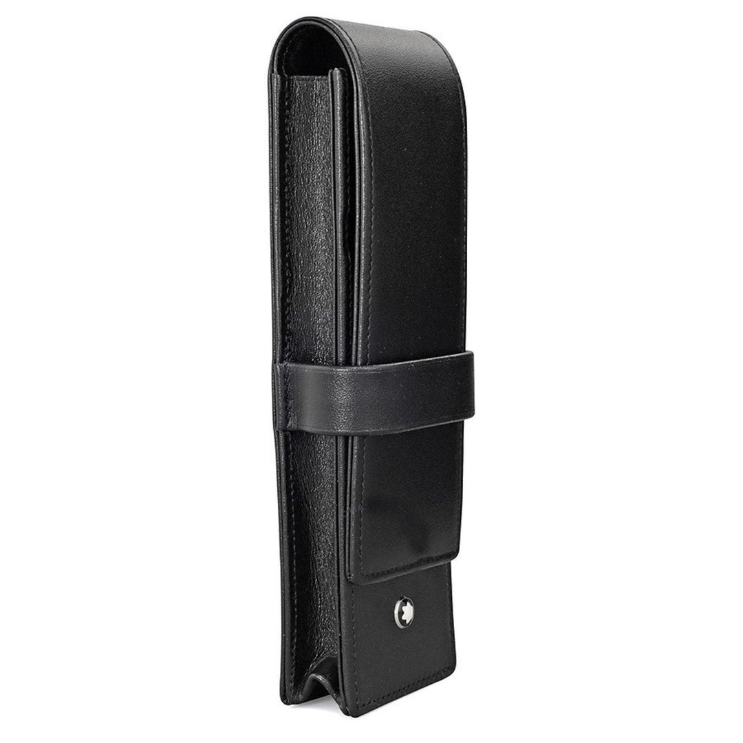 Étui Montblanc pour 2 instruments d'écriture Meisterstück noirs 14311 - Capodagli Jewellery