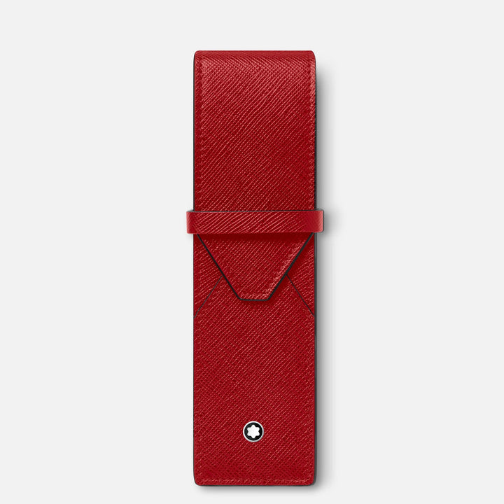 Montblanc pen case for 2 Montblanc Sartorial writing instruments red 131204 - Capodagli 1937